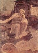 LEONARDO da Vinci Unfinished painting of St. Jerome in the Wilderness oil painting